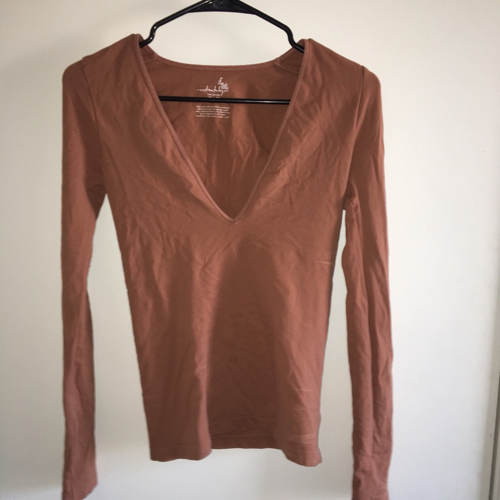 Free People Deep V top